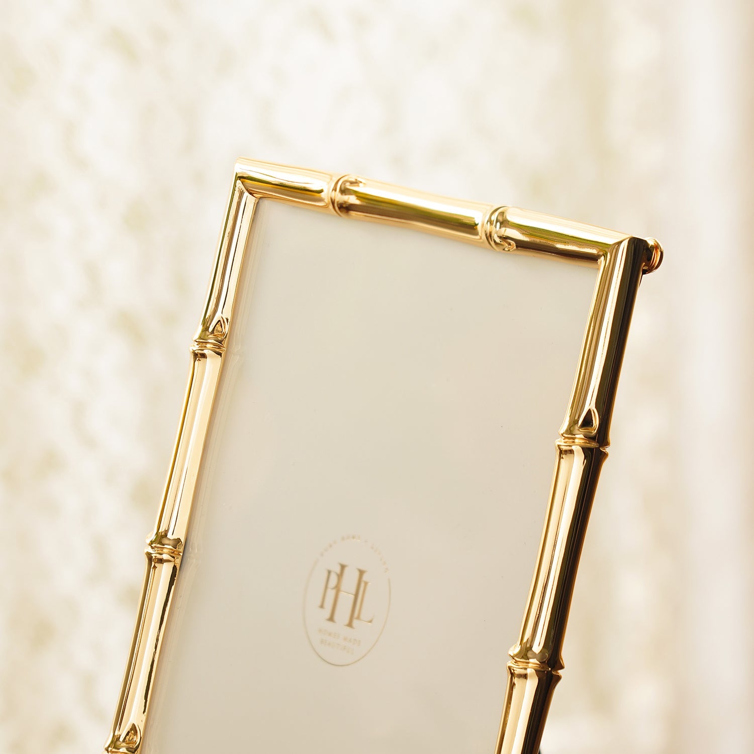 Gold Bamboo Photo Frame - Medium