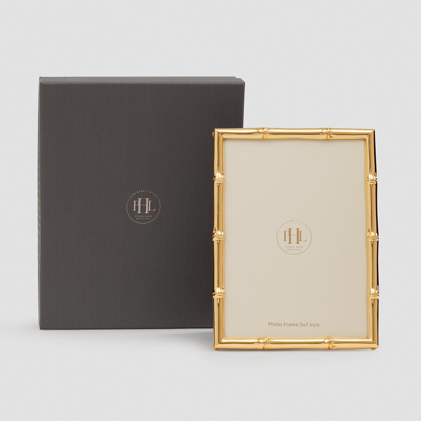 Gold Bamboo Photo Frame - Medium