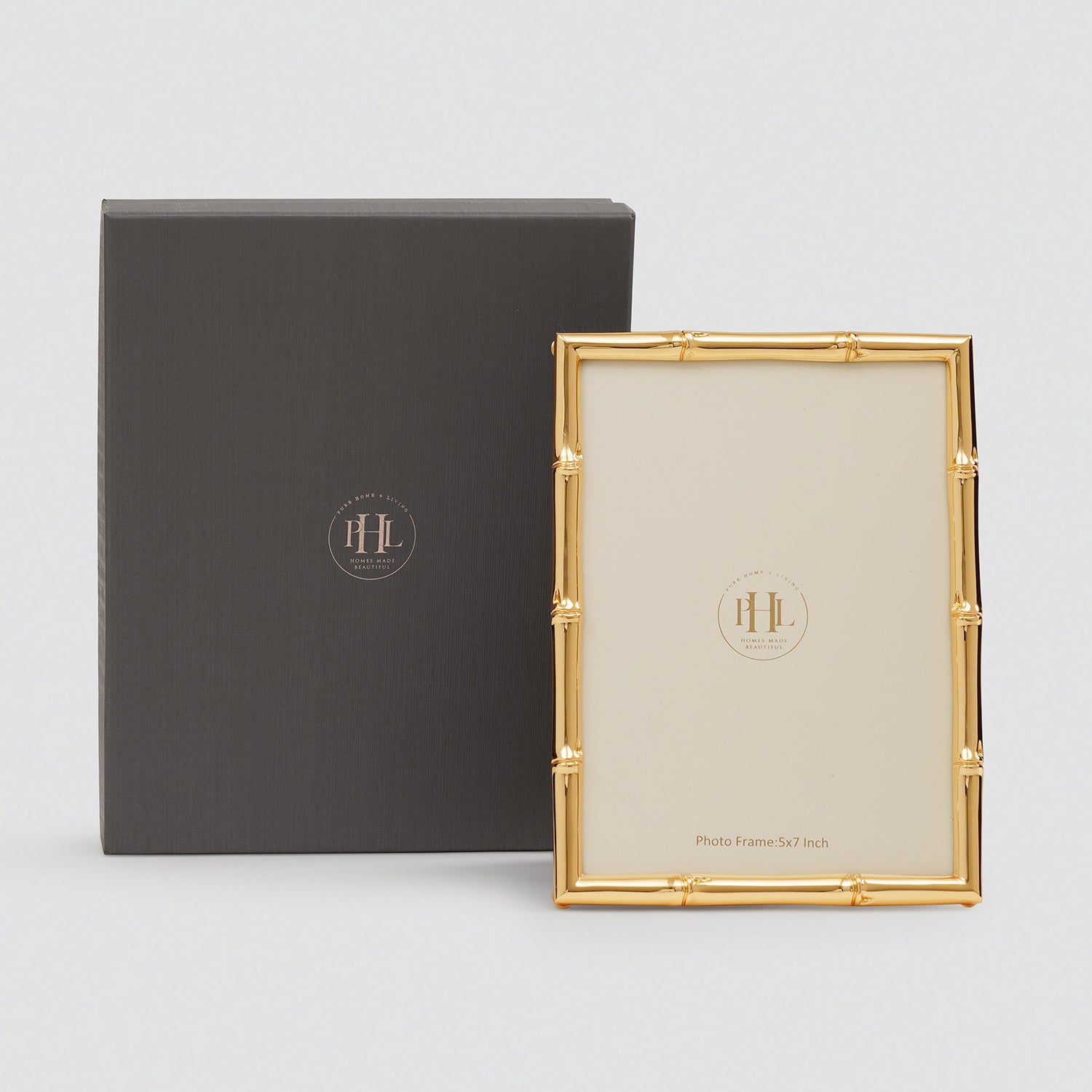 Gold Bamboo Photo Frame - Medium