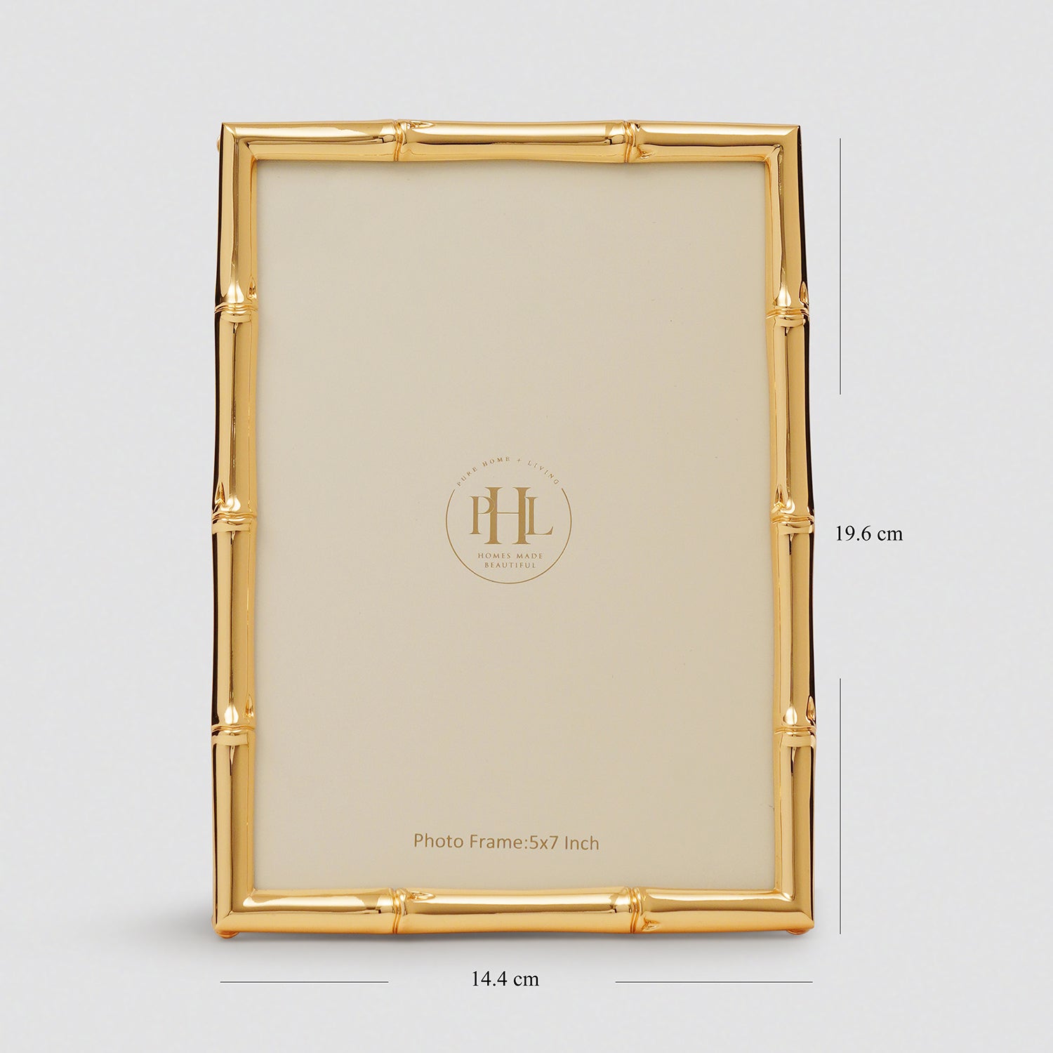 Gold Bamboo Photo Frame - Medium