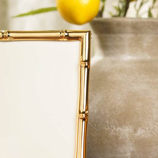 Gold Bamboo Photo Frame - Large