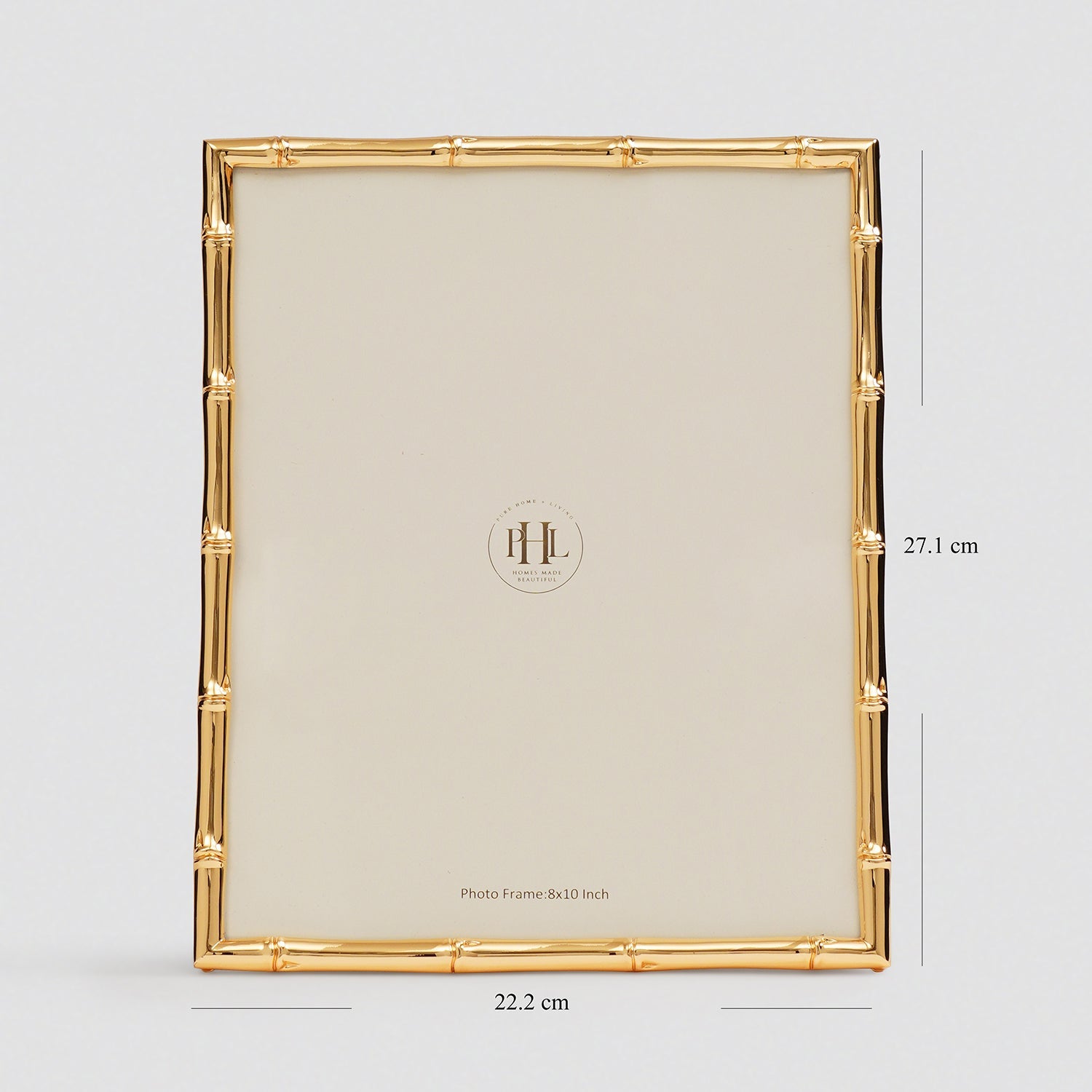 Gold Bamboo Photo Frame - Large
