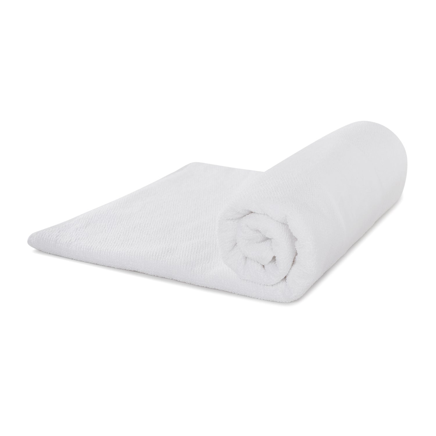 White Sheared Bath Towel