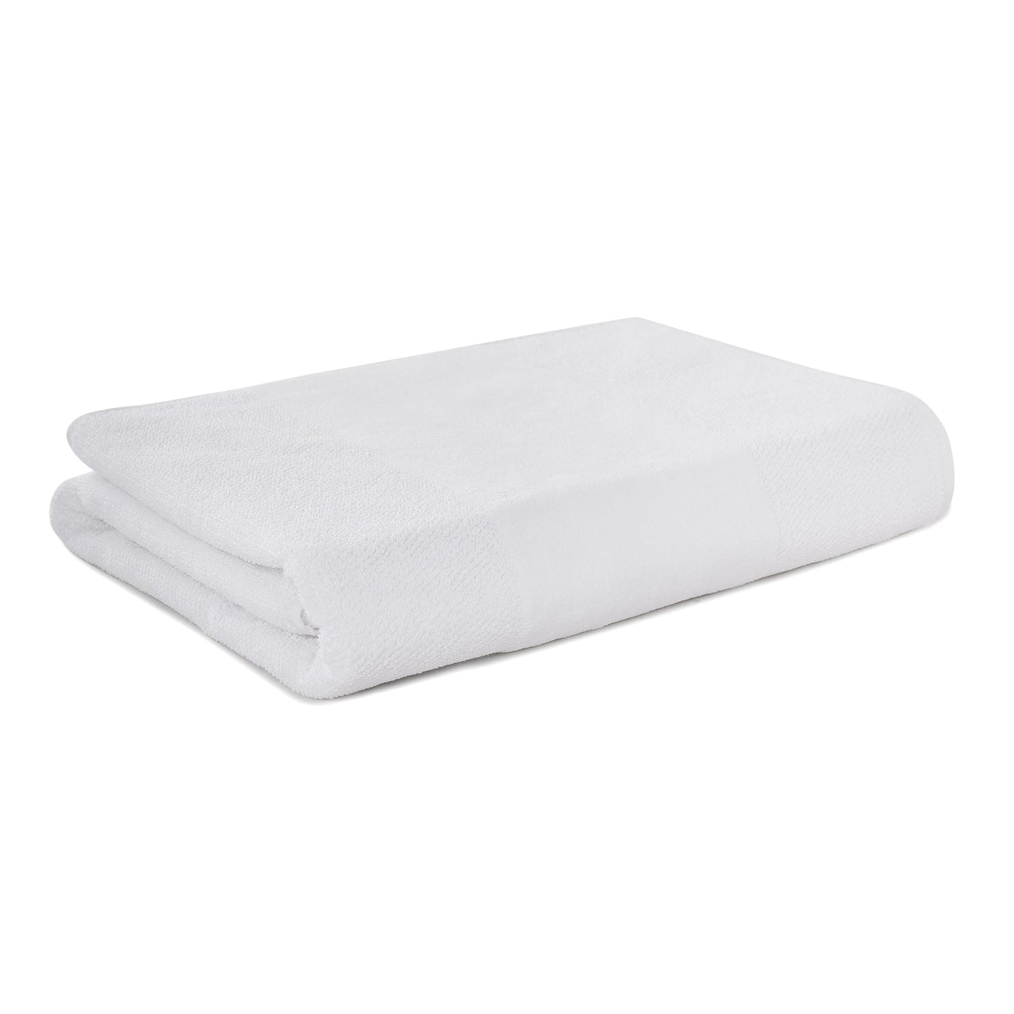White Sheared Bath Towel