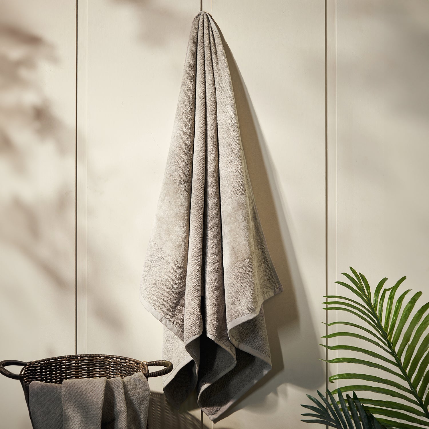 Light Beige Sheared Bath Towel