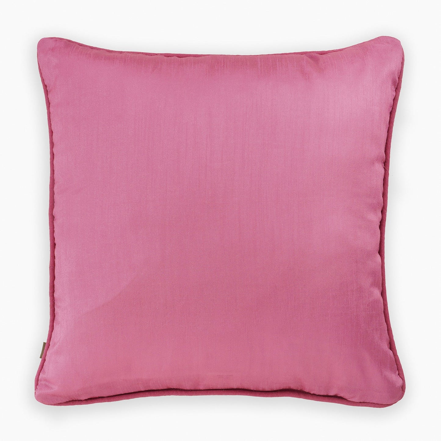 Blue Printed Velvet Square Cushion Cover