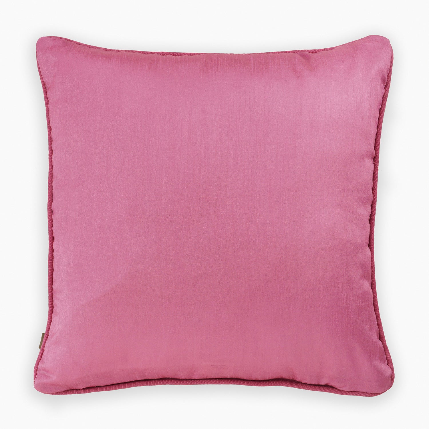 Blue Printed Velvet Square Cushion Cover