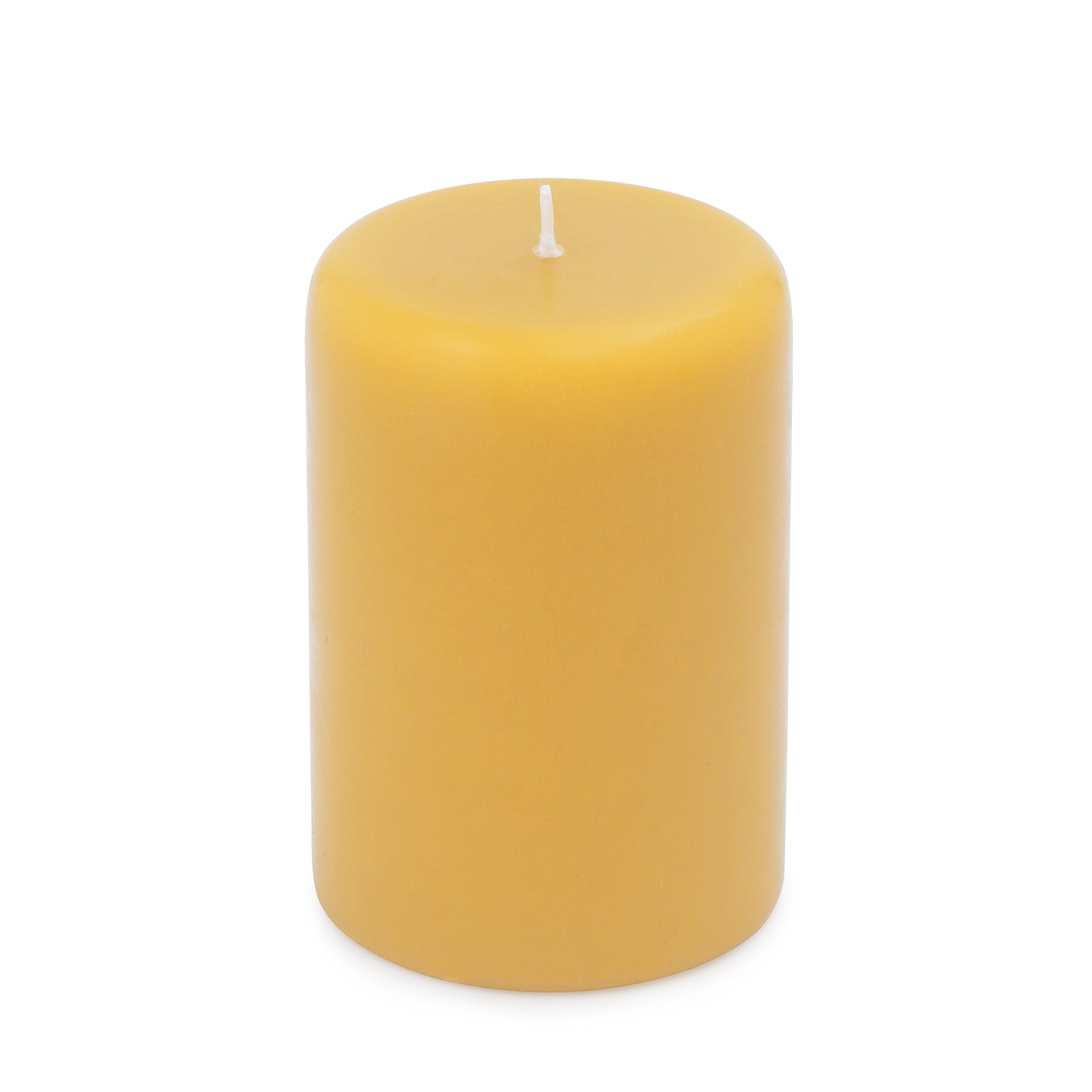 Mustard Oud Pillar Candle - Large