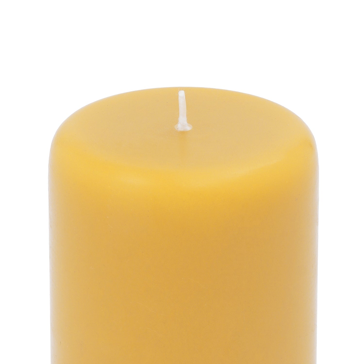Mustard Oud Pillar Candle - Large