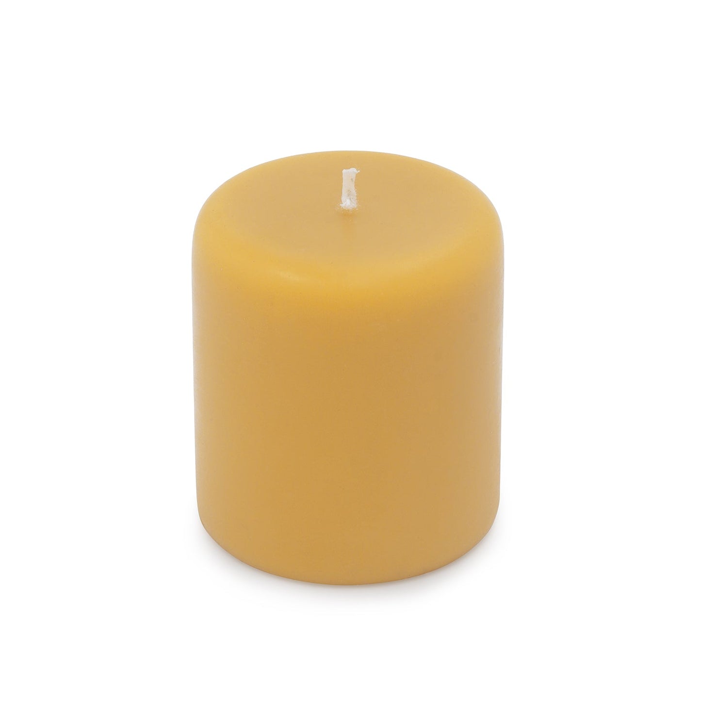 Mustard Oud Pillar Candle - Medium