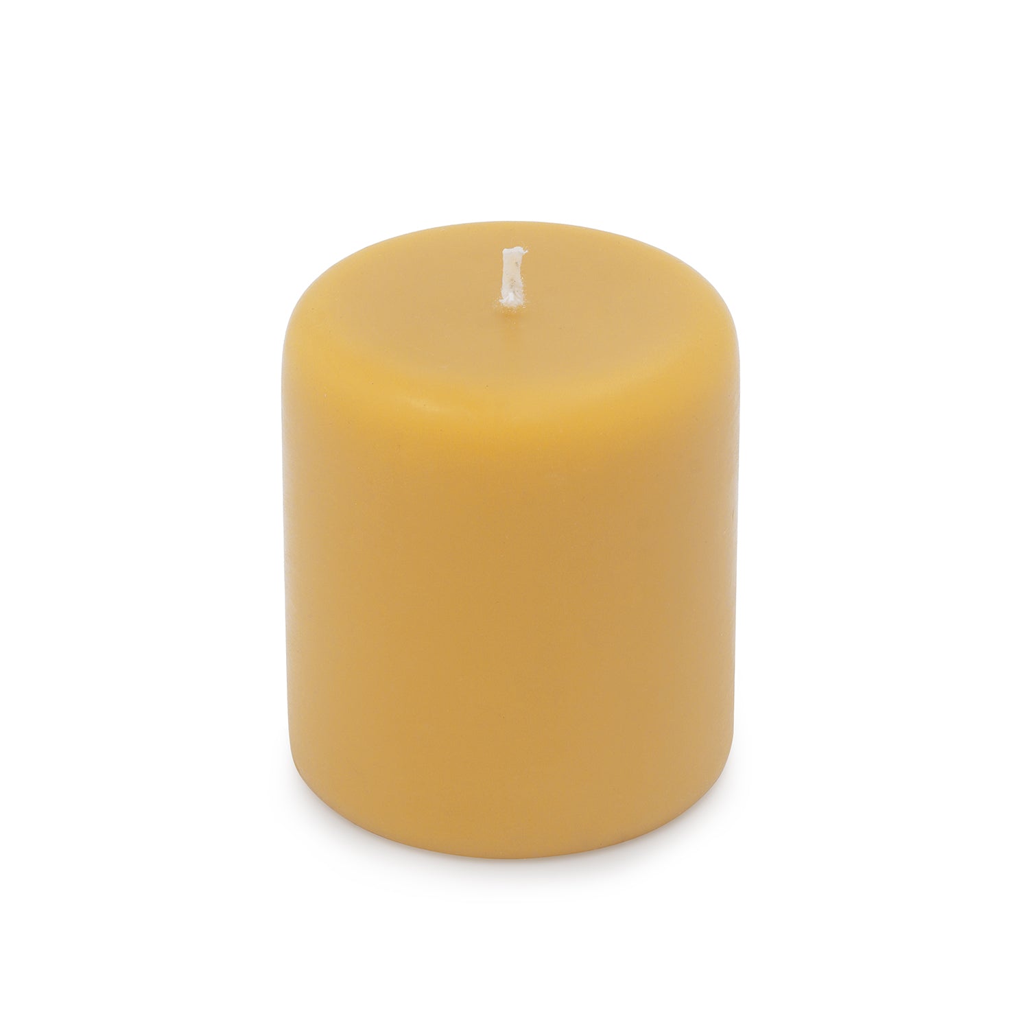 Mustard Oud Pillar Candle - Medium