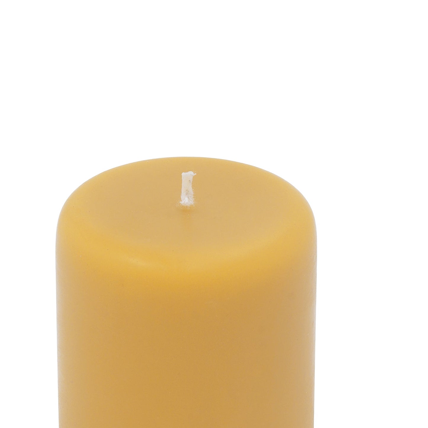 Mustard Oud Pillar Candle - Medium