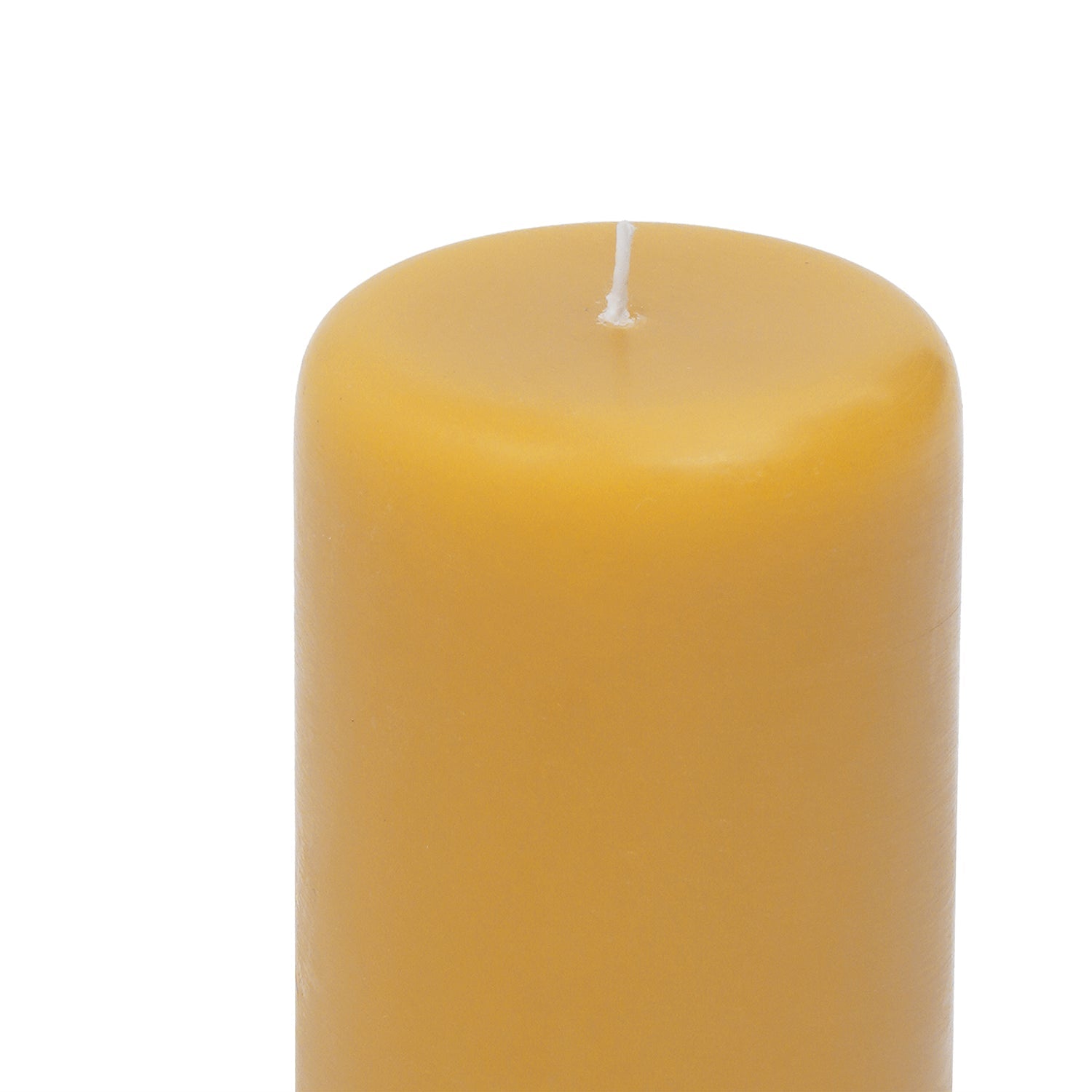 Mustard Oud Pillar Candle - Small