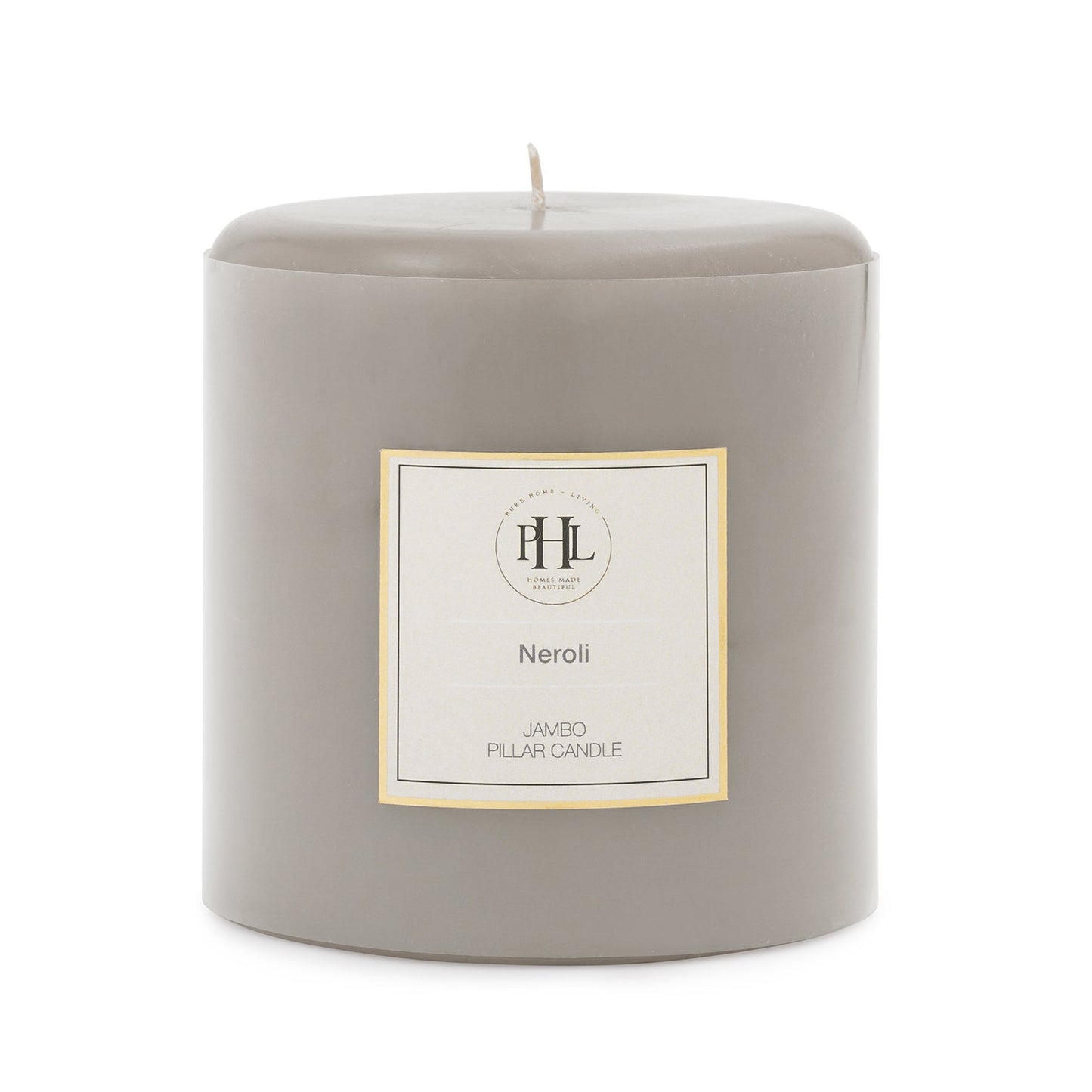 Grey Neroli Pillar Candle - Extra Large