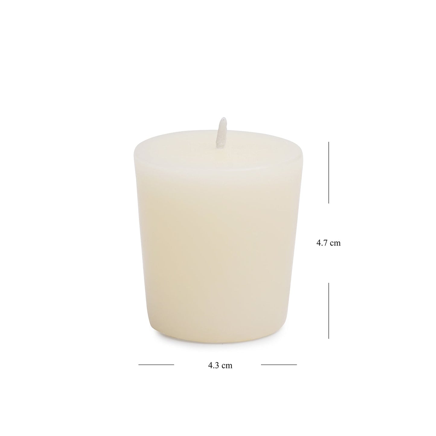 Set of 4 White Lavender & Chamomile Votive Candles