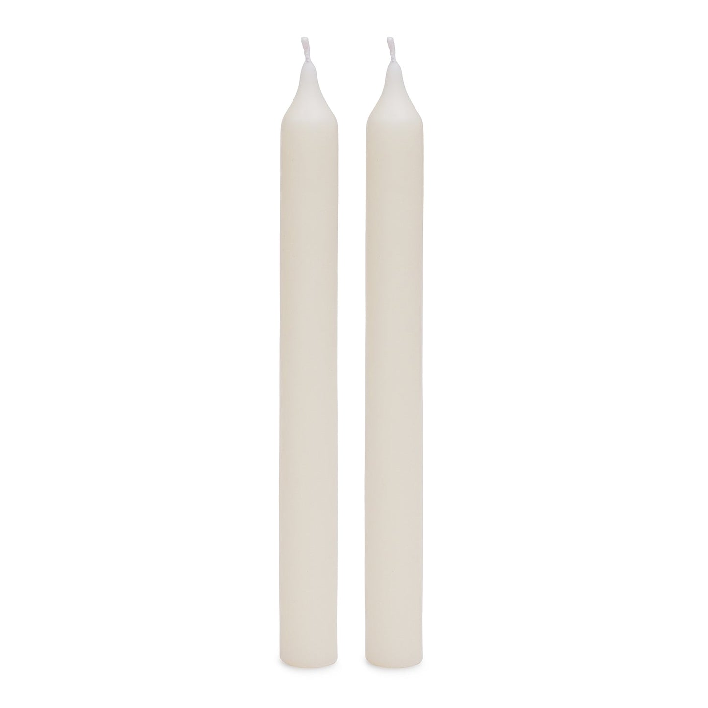 Set of 2 White Lavender & Chamomile Taper Candles