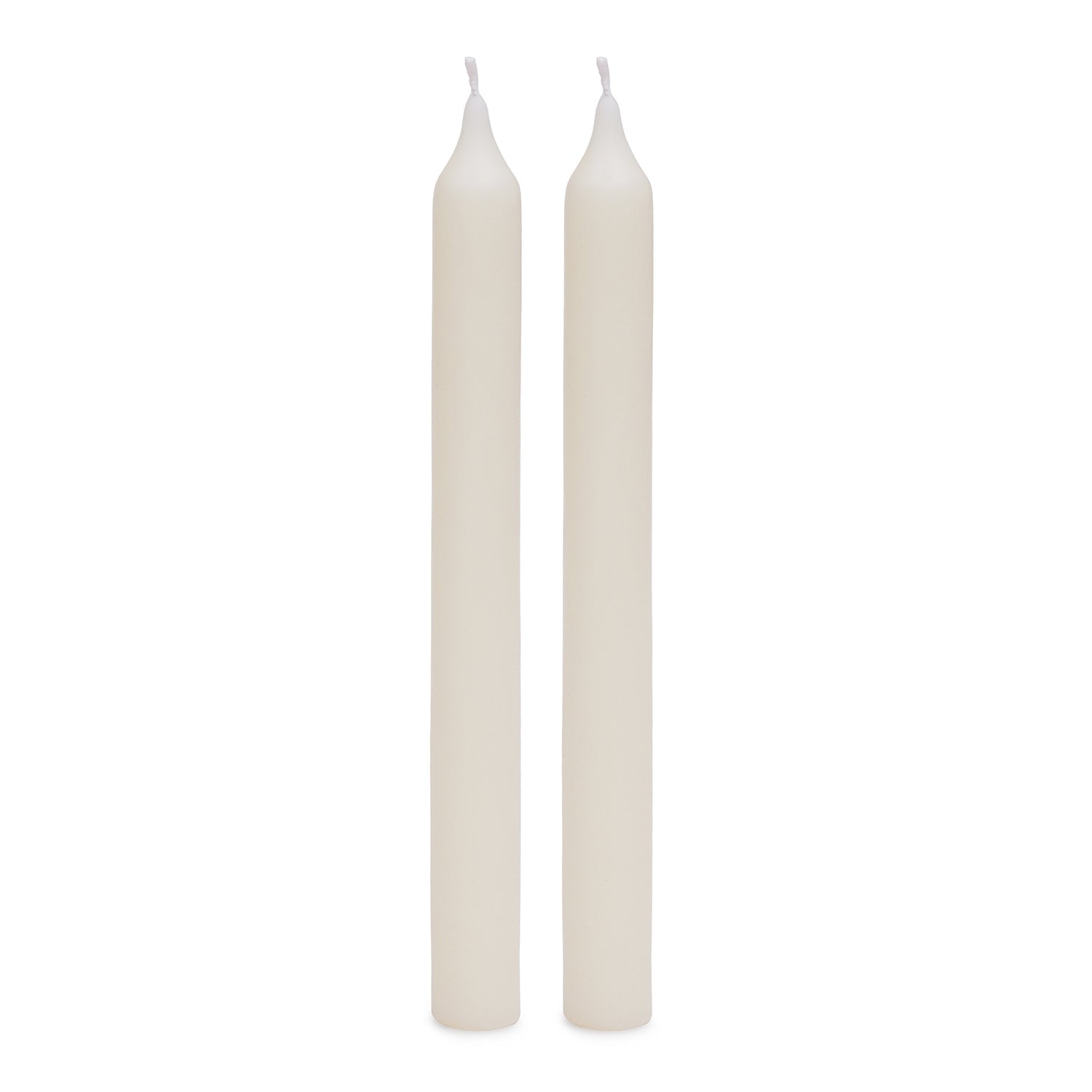 Set of 2 White Lavender & Chamomile Taper Candles