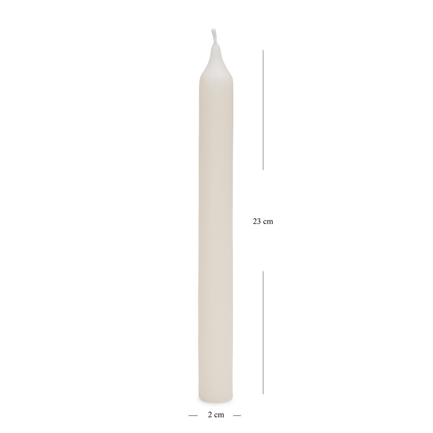 Set of 2 White Lavender & Chamomile Taper Candles
