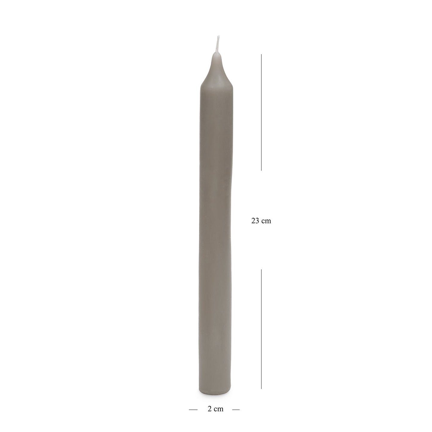 Set of 2 Grey Neroli Taper Candles
