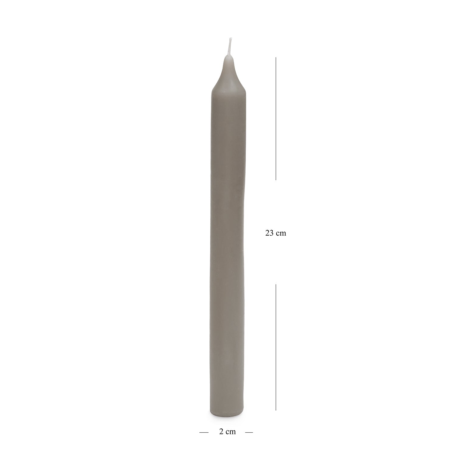Set of 2 Grey Neroli Taper Candles