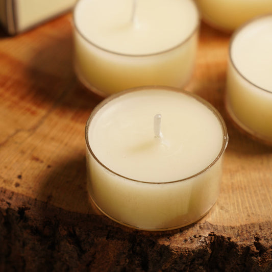 Set of 6 White Lavender & Chamomile Tea Lights