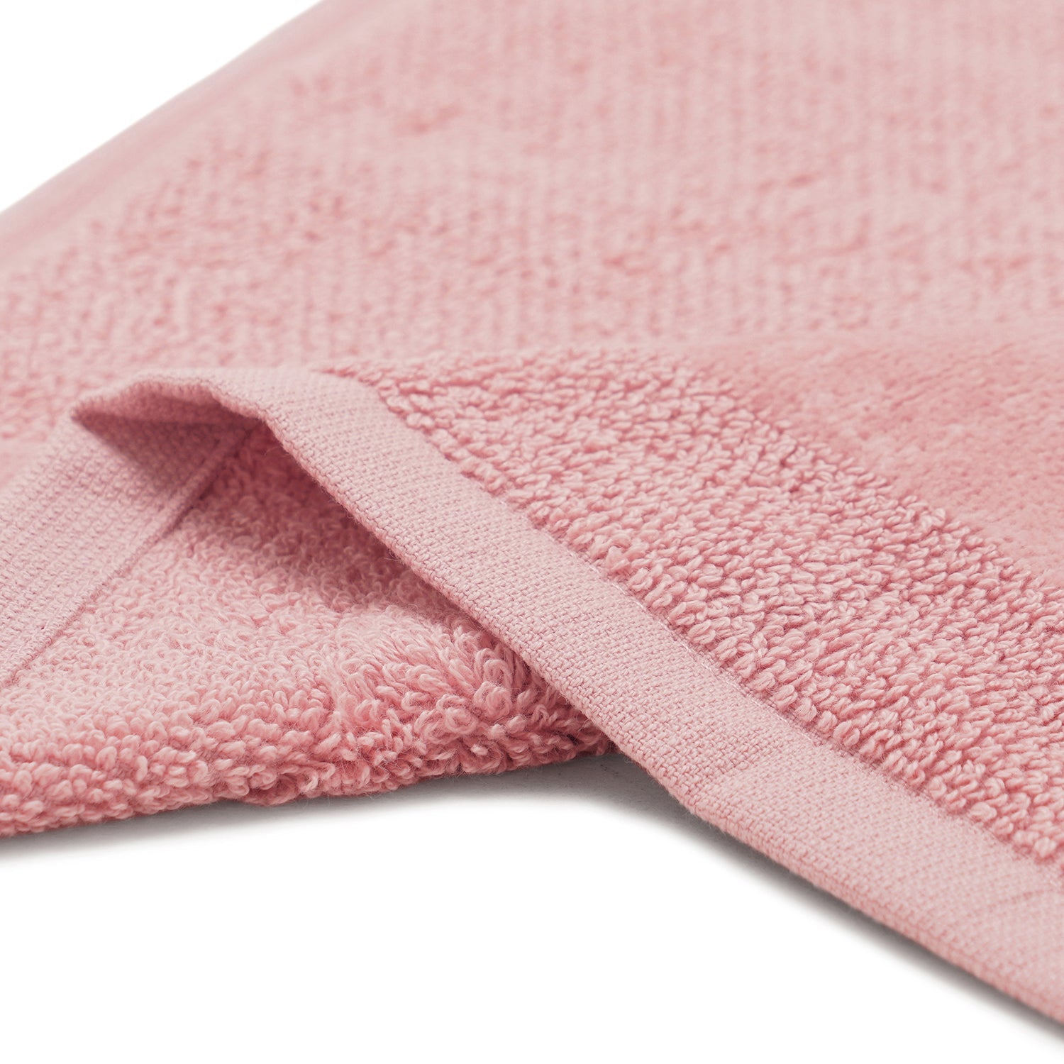 Set of 8 Pink Sheared Face Towels