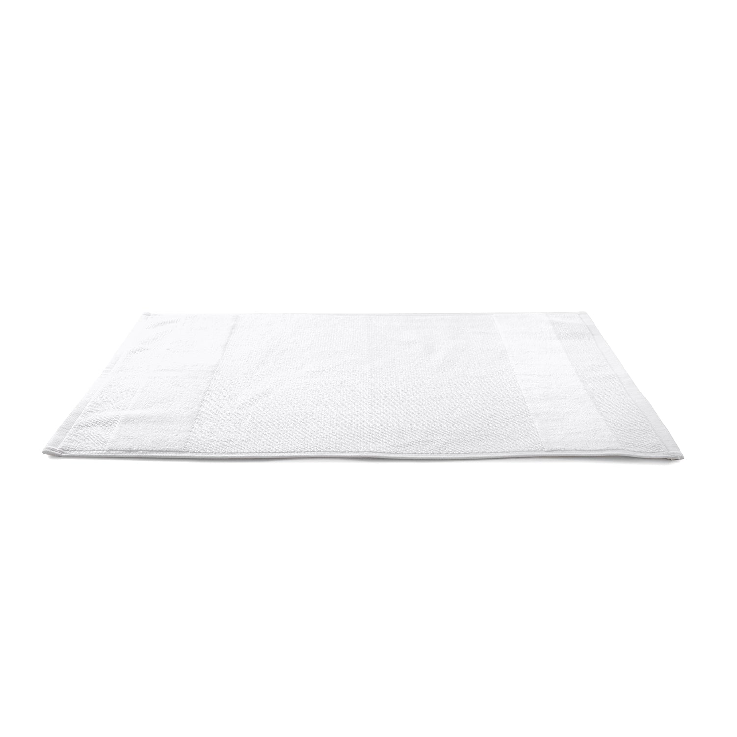 Set of 4 White Sheared Hand Towels