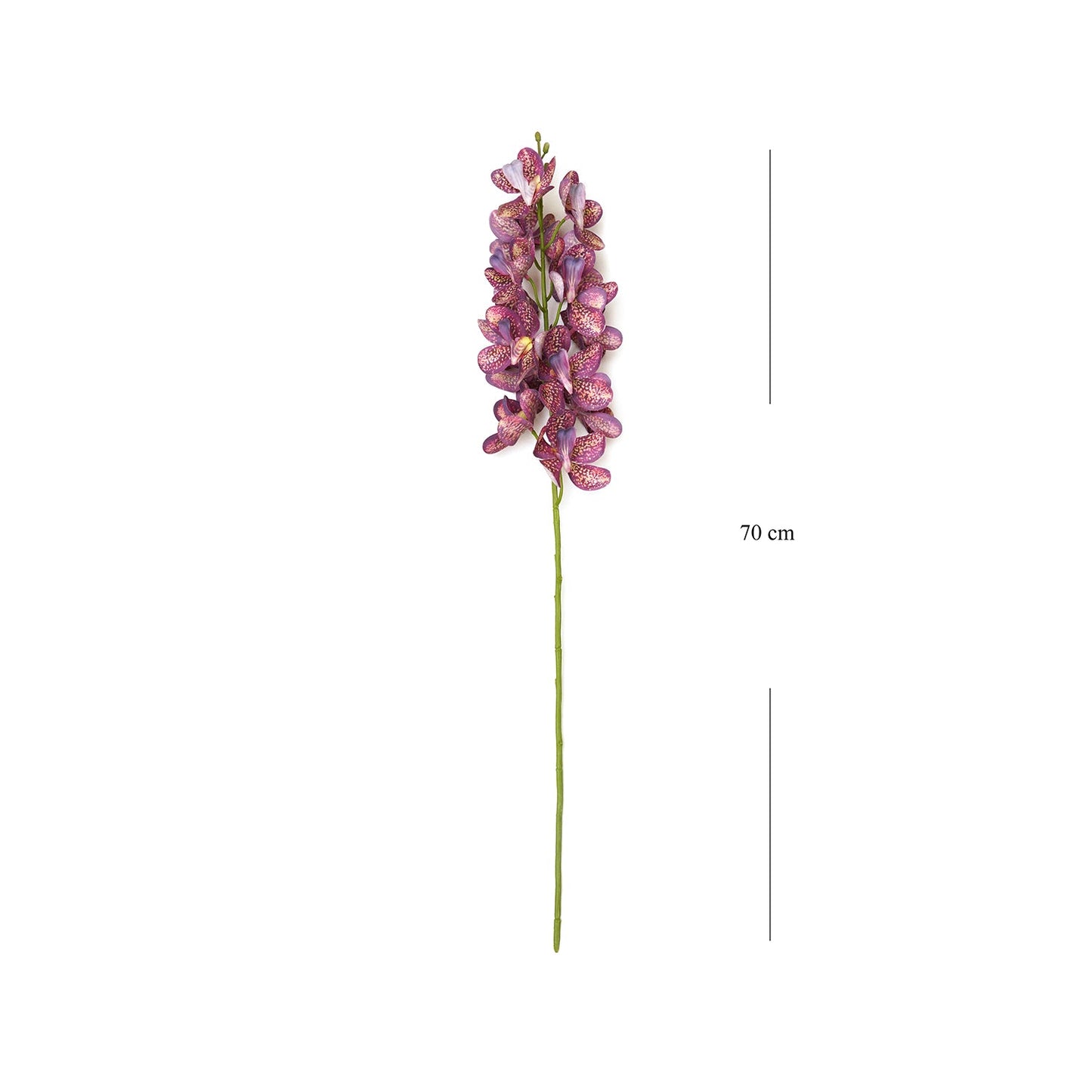 Plum Mokara Artificial Flower Stem - Single