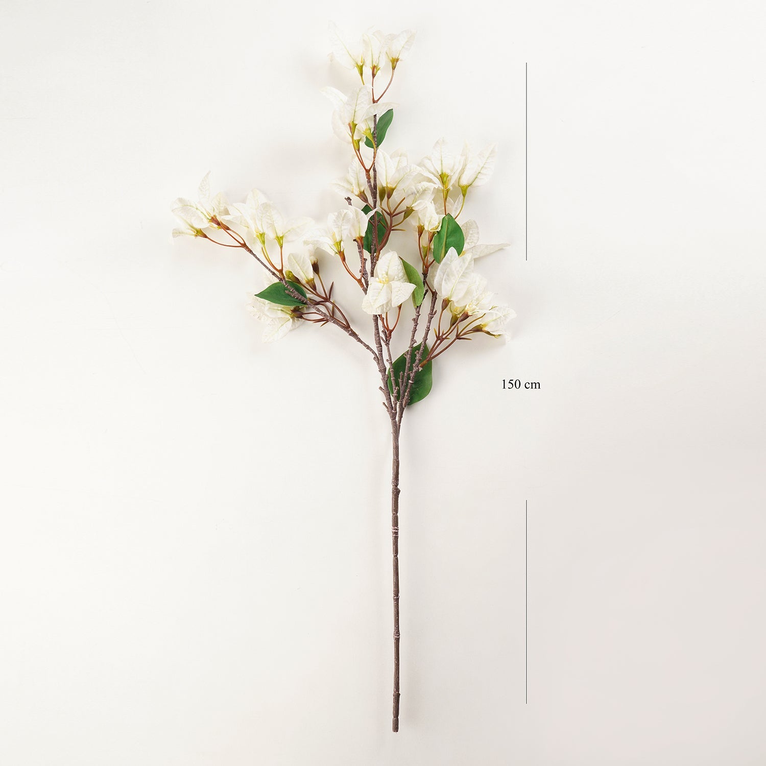 Ivory Bougainvellia Artificial Flower Stem - Single