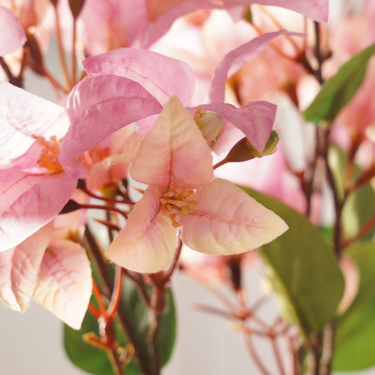 Light Purple Bougainvellia Artificial Flower Stem - Single