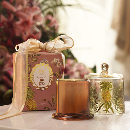 Brown Wild in Spring Soliel Bell Jar Candle
