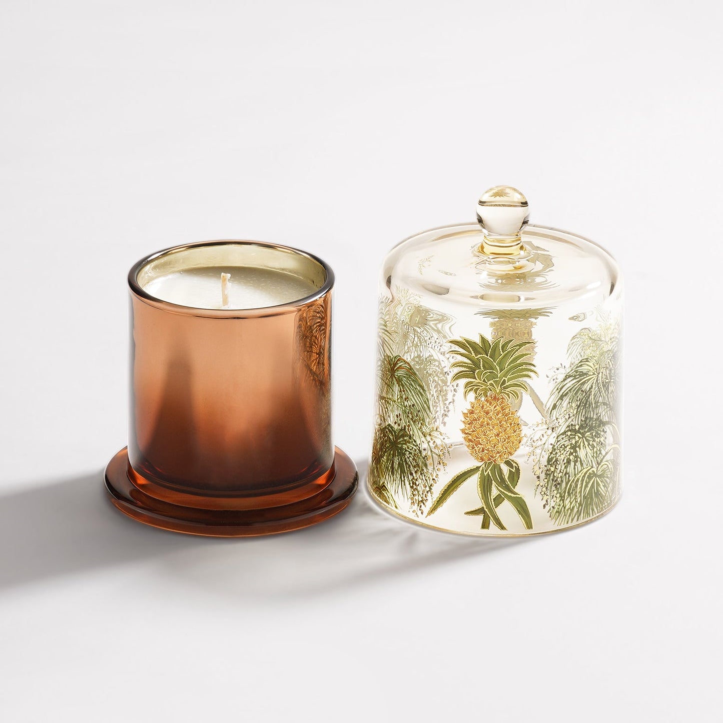 Brown Wild in Spring Soliel Bell Jar Candle