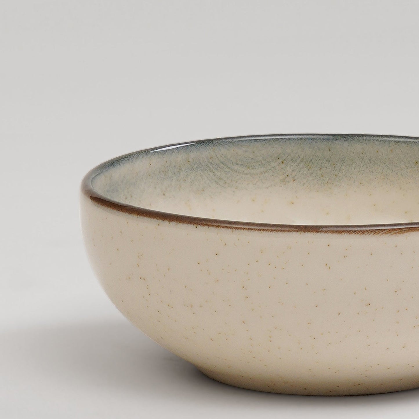 Green Ceramic Printed Small Bowl