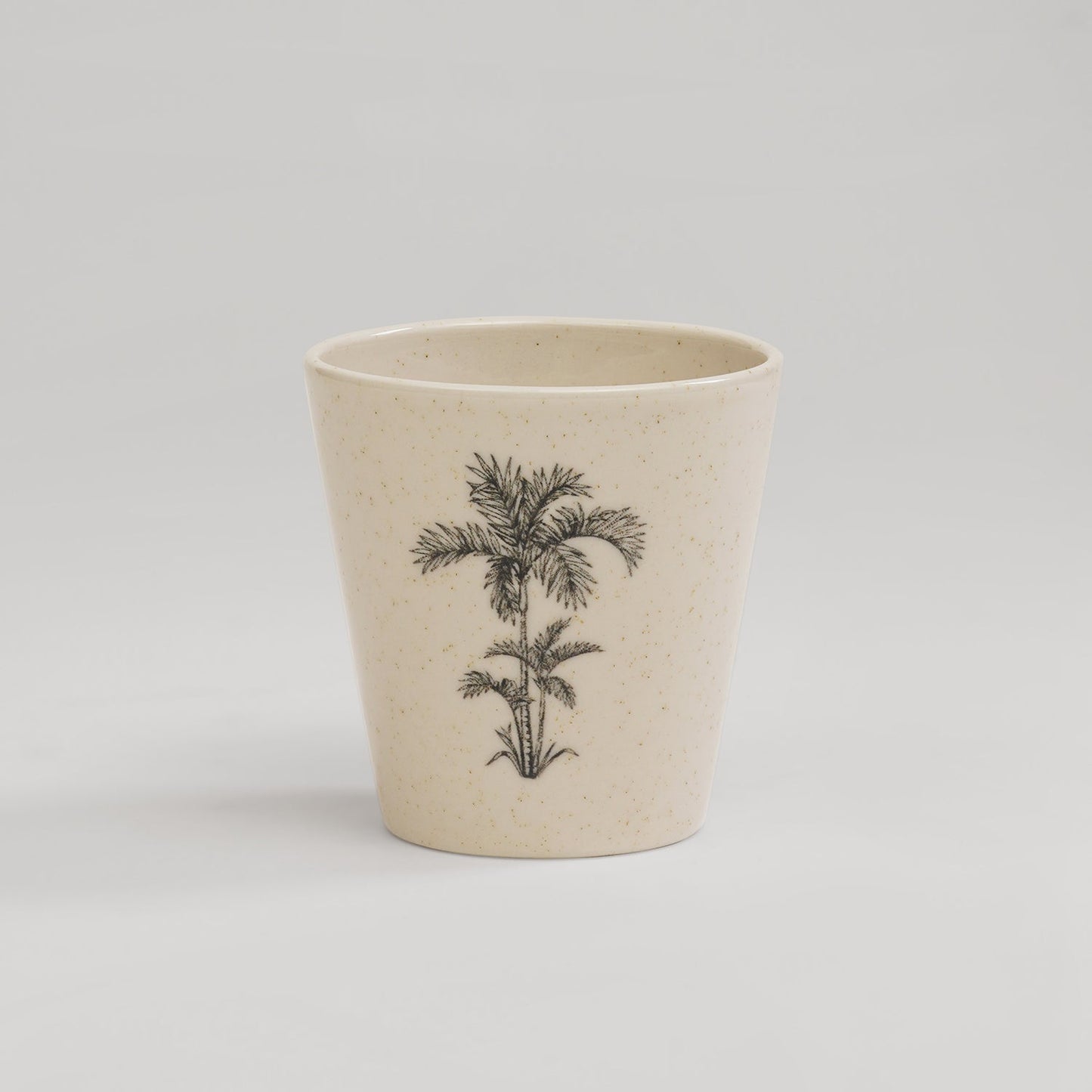Ivory Ceramic Printed Tumbler
