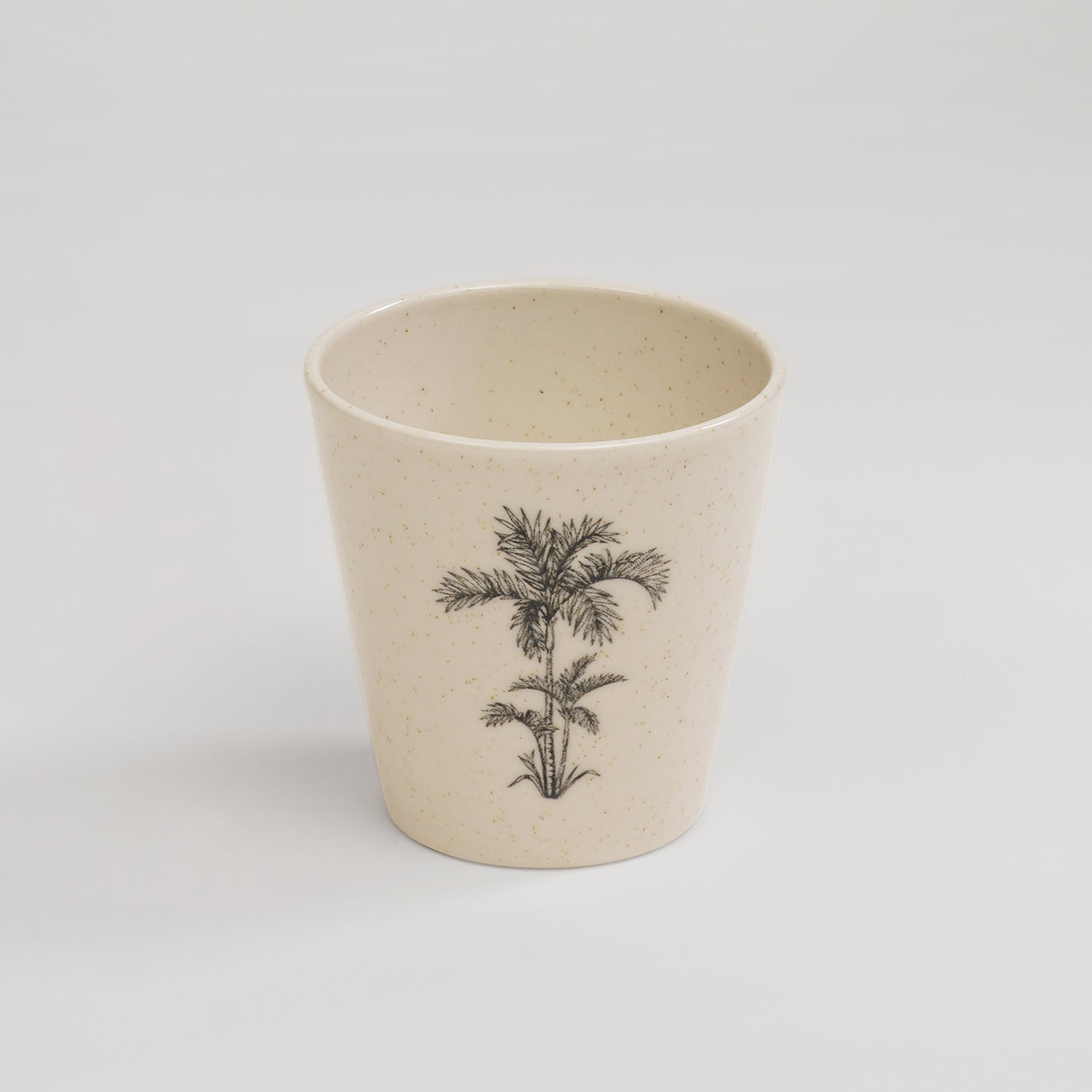 Ivory Ceramic Printed Tumbler