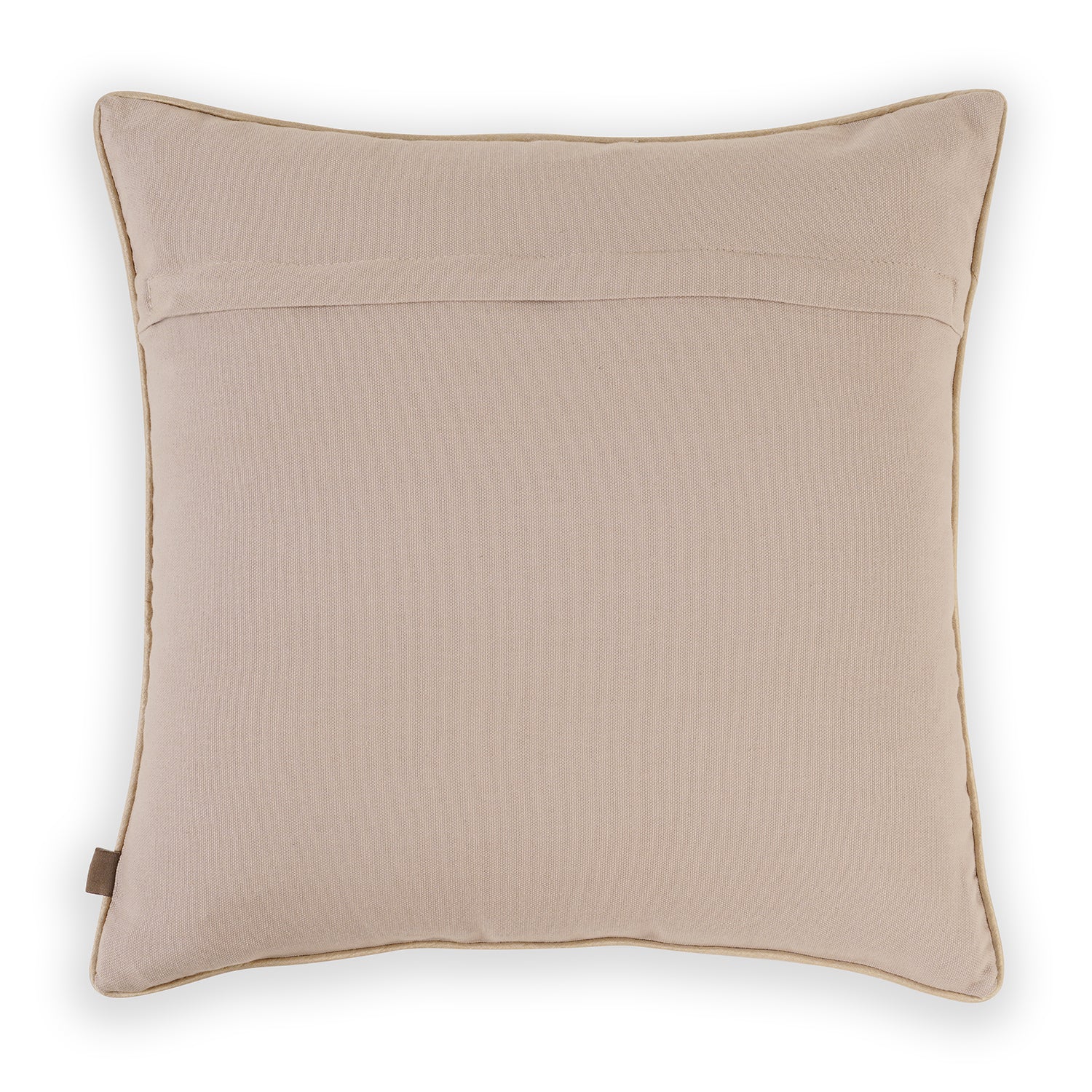 Beige Embroidered Cushion Cover