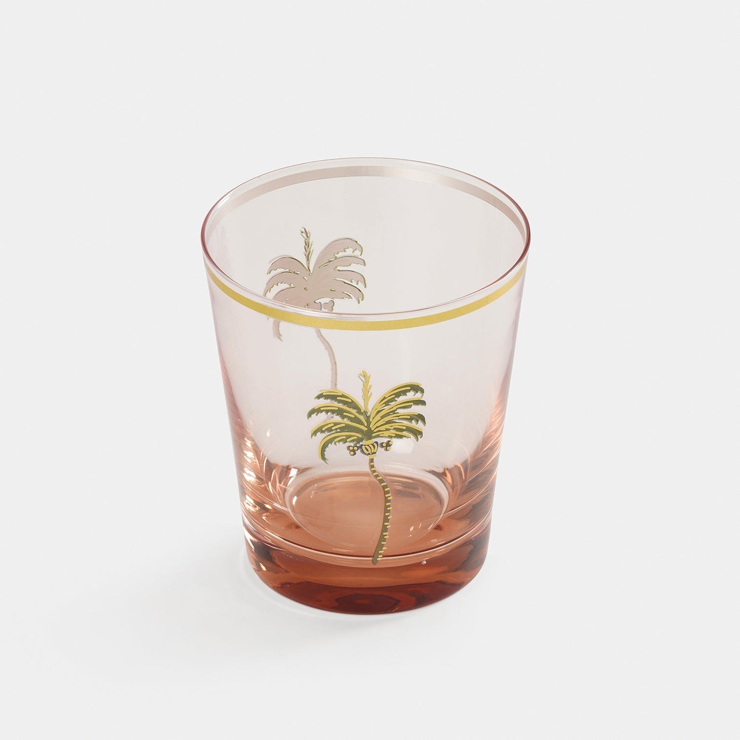 Set of 3 Multicoloured Printed Drinking Glasses