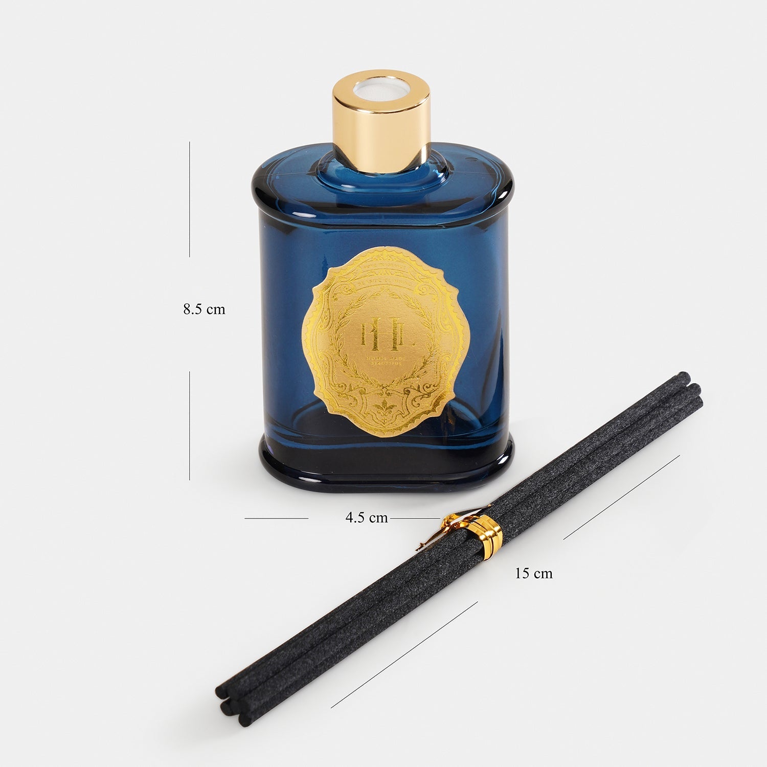 Blue Seaside Climbing Wax Filled Jar Candle & Diffuser set