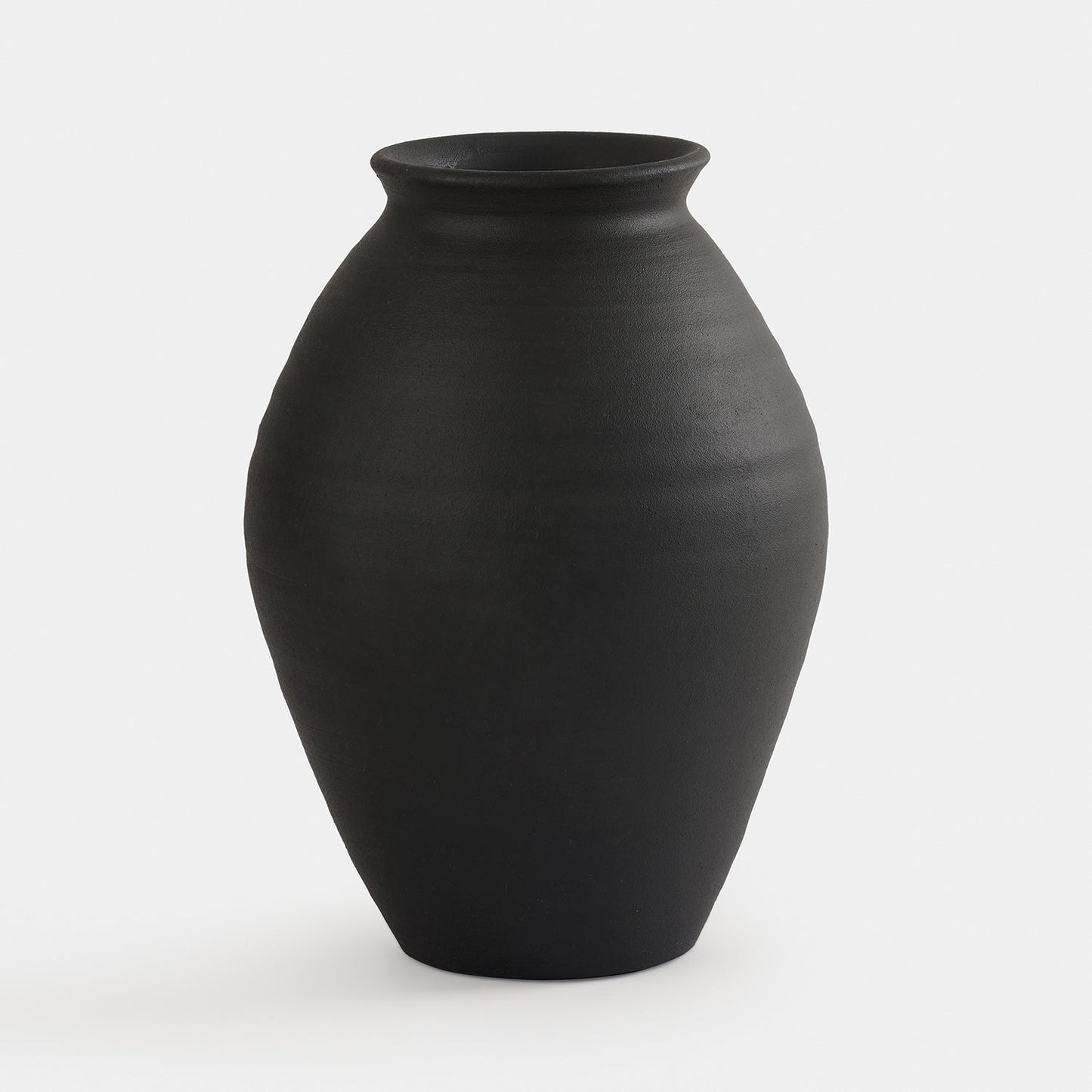 Charcoal Textured Terracotta Vase