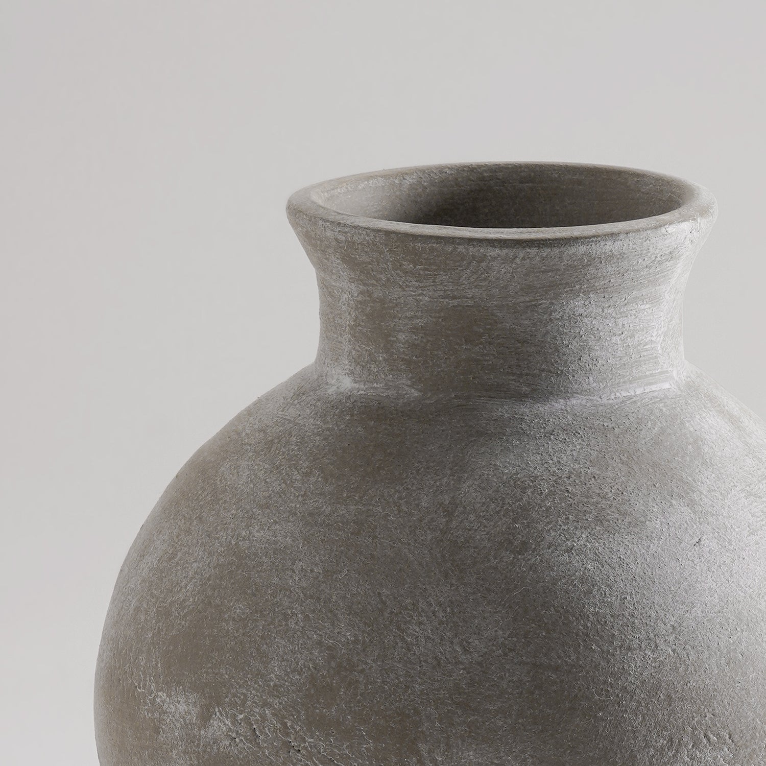 Grey Terracotta Earthen Vase
