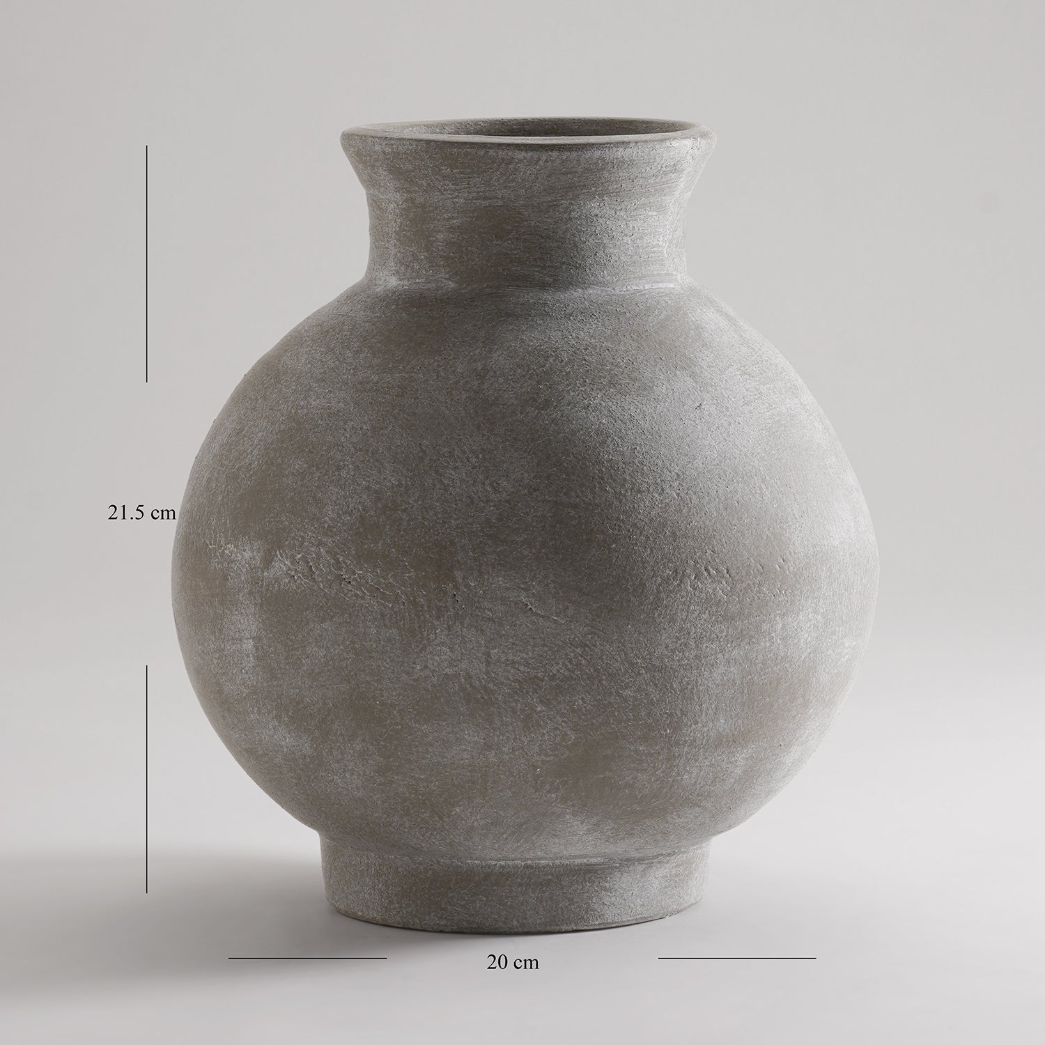 Grey Terracotta Earthen Vase