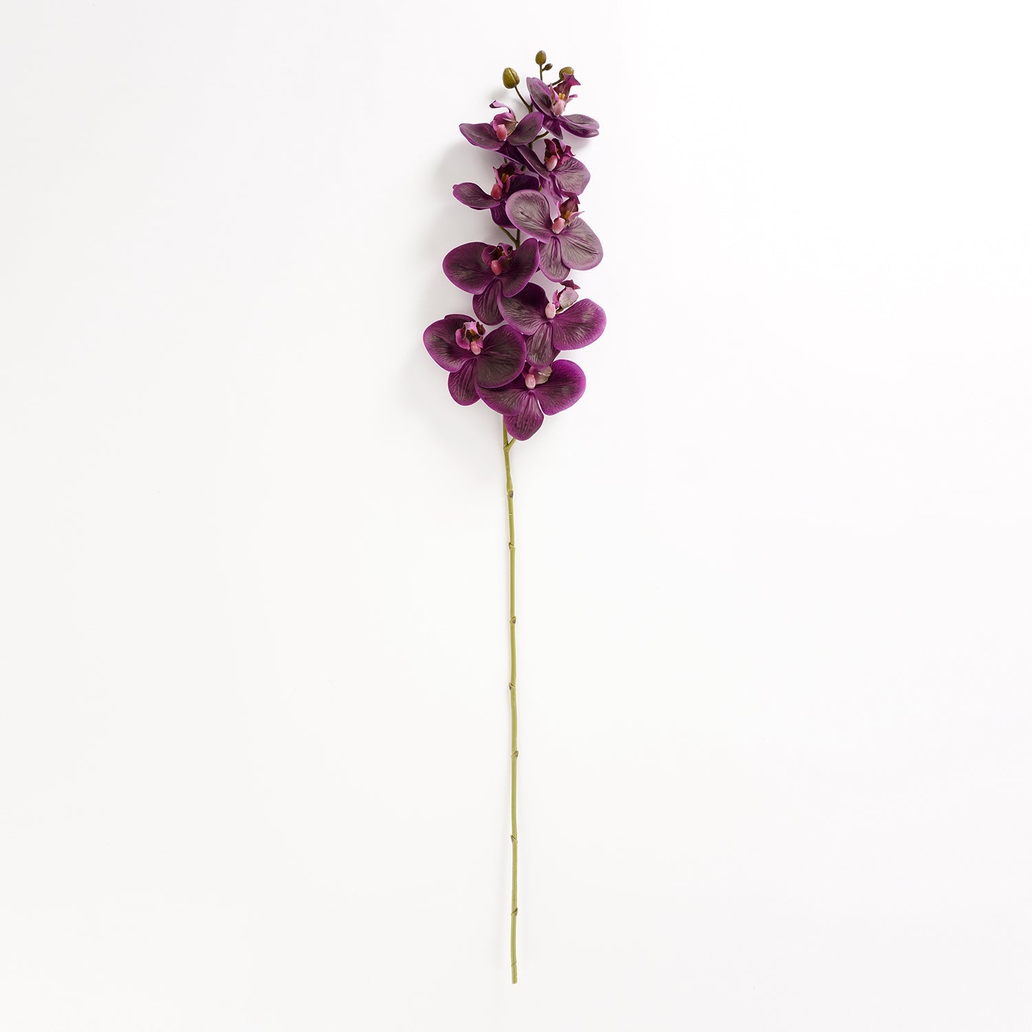 Purple Phalaenopsis Artificial Flower Stem - Single
