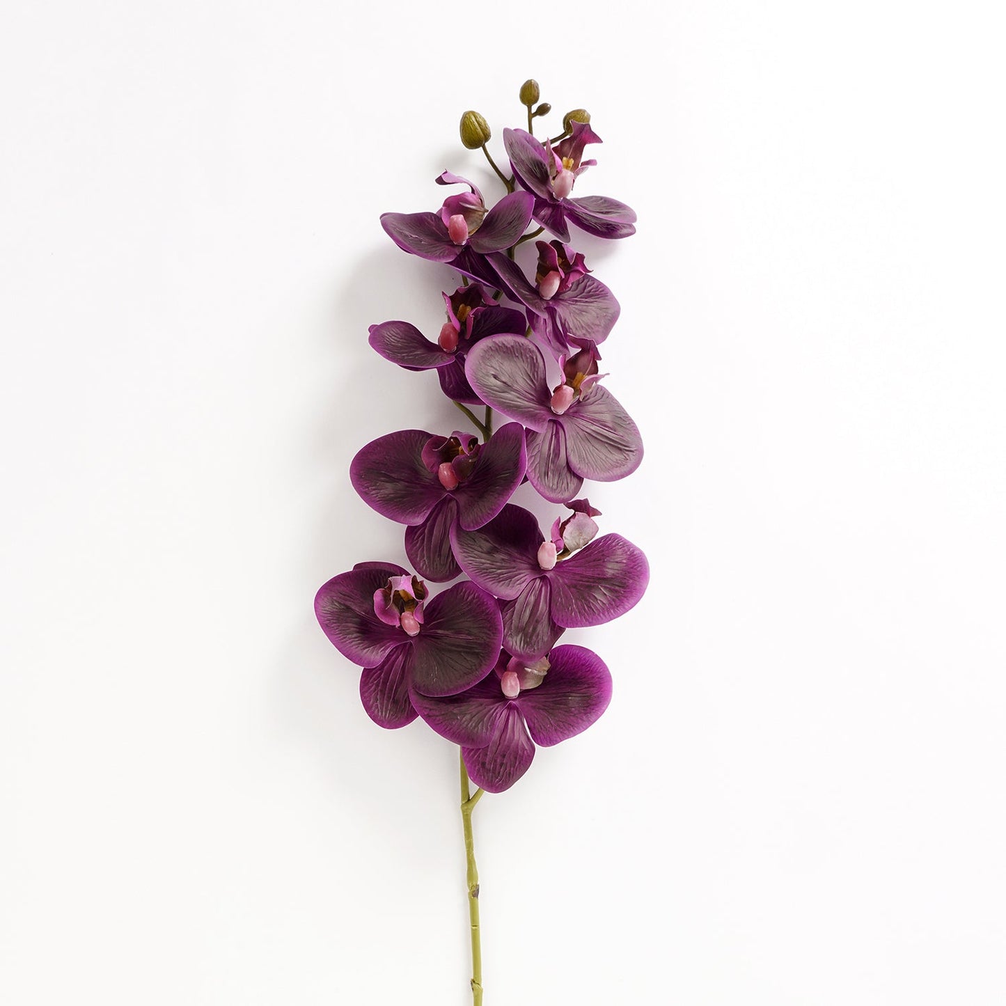 Purple Phalaenopsis Artificial Flower Stem - Single