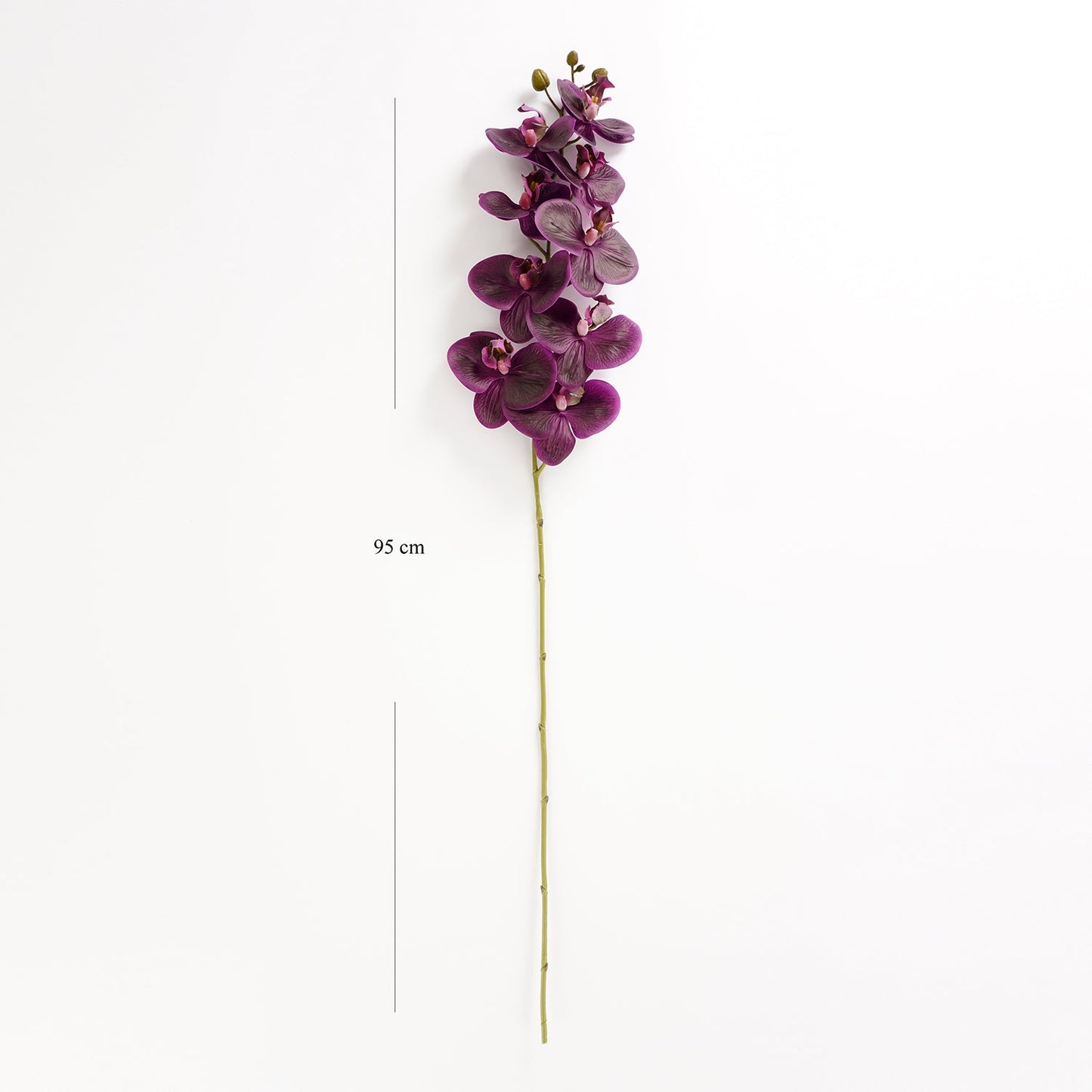 Purple Phalaenopsis Artificial Flower Stem - Single
