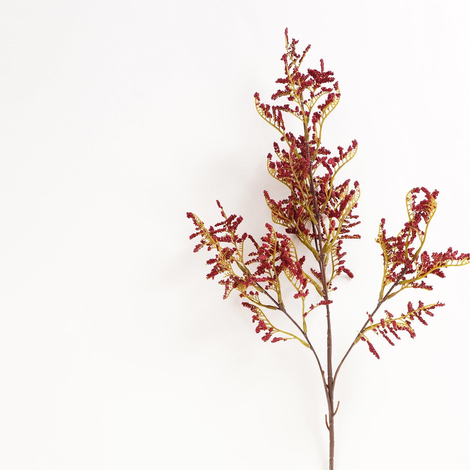 Orange Statice Artficial Flower Stem - Single
