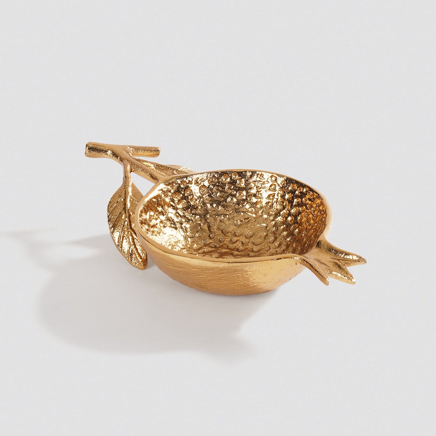 Gold Pomogranate Textured Decorative Bowl