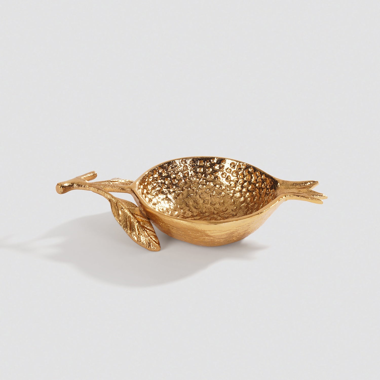 Gold Pomogranate Textured Decorative Bowl