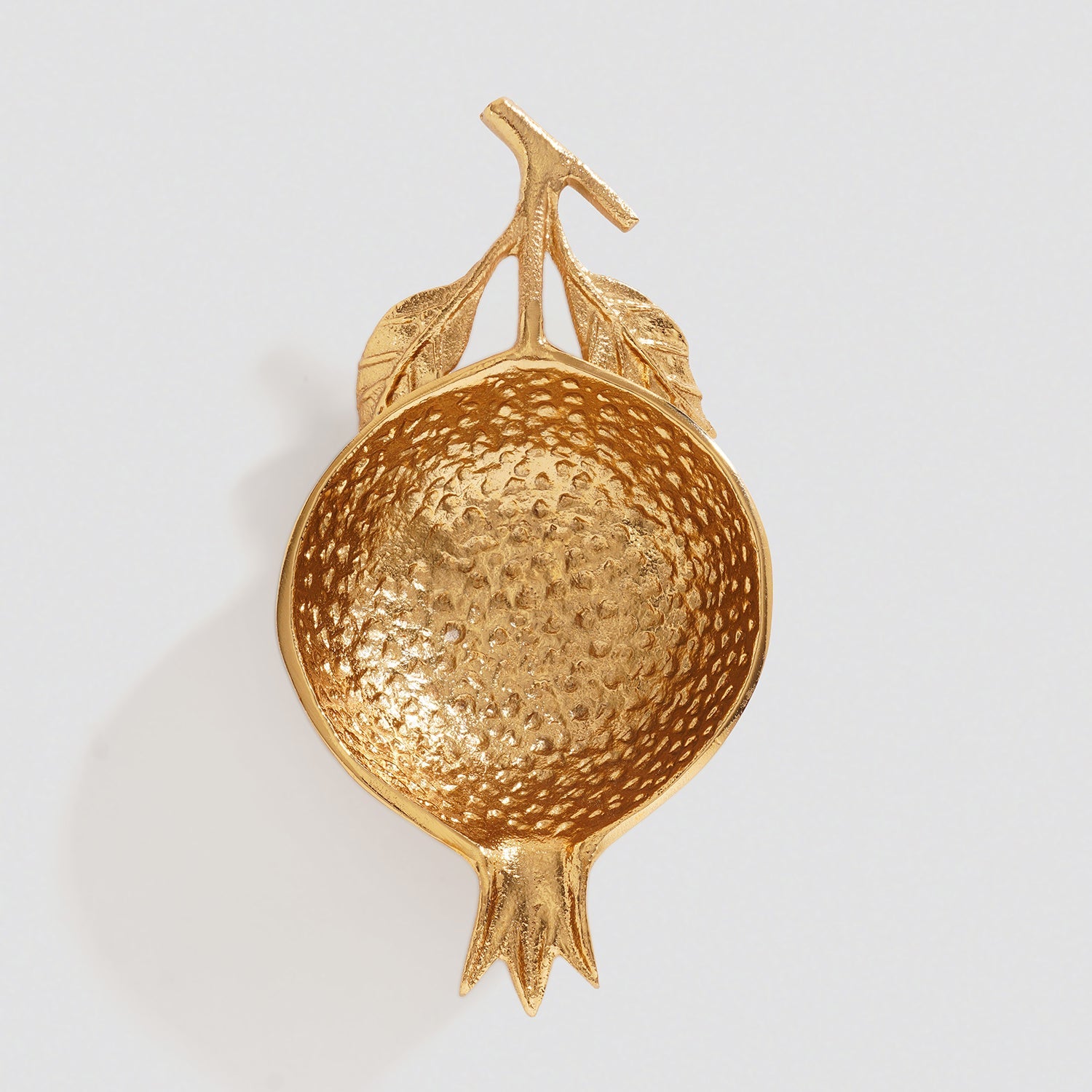 Gold Pomogranate Textured Decorative Bowl