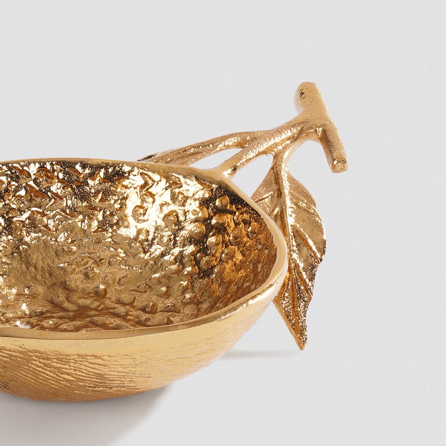 Gold Pomogranate Textured Decorative Bowl