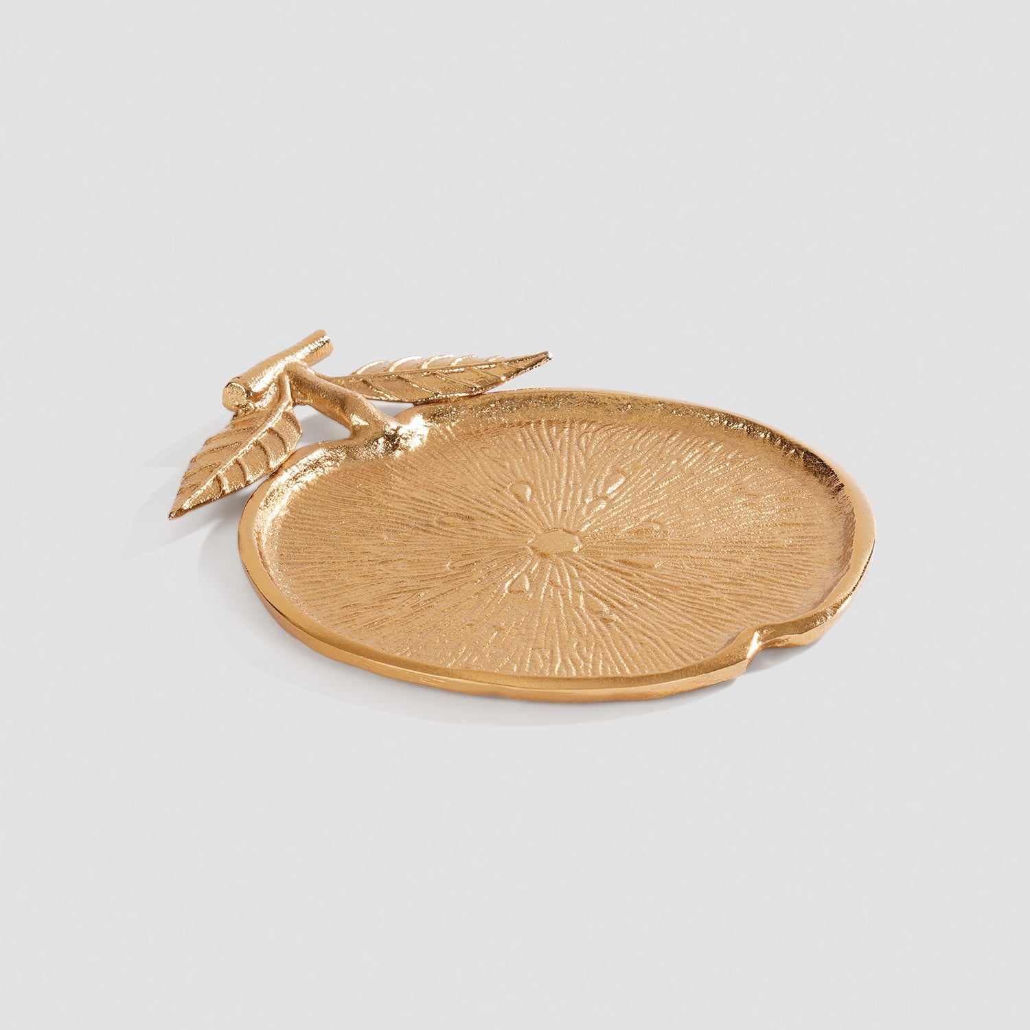 Gold Orange Textured Decorative Platter